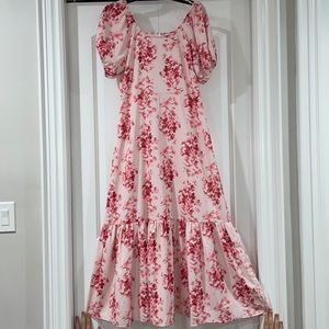 Off the shoulder floral dress